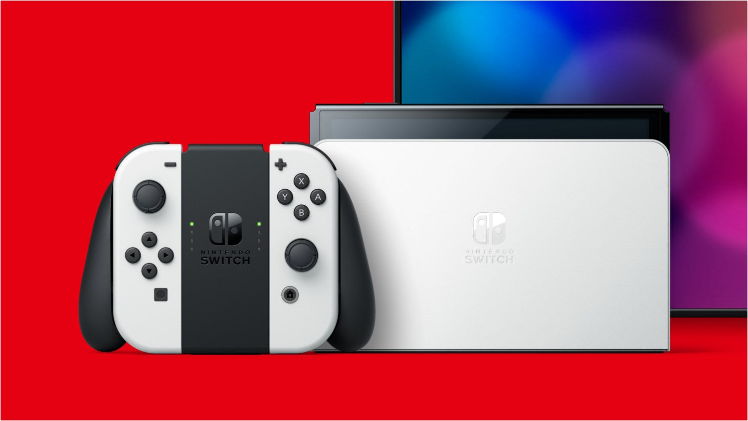 Nintendo Switch-Konsole (OLED-Modell) weiß