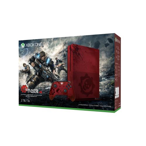 Konsole Microsoft Xbox One S 2 zu Gears of War 4 Limited Edition