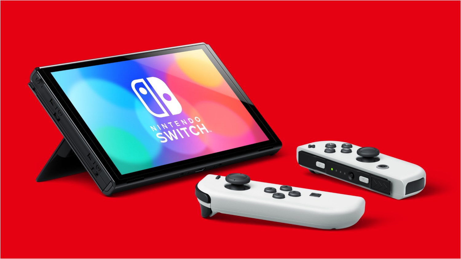 Nintendo Switch-Konsole (OLED-Modell) weiß