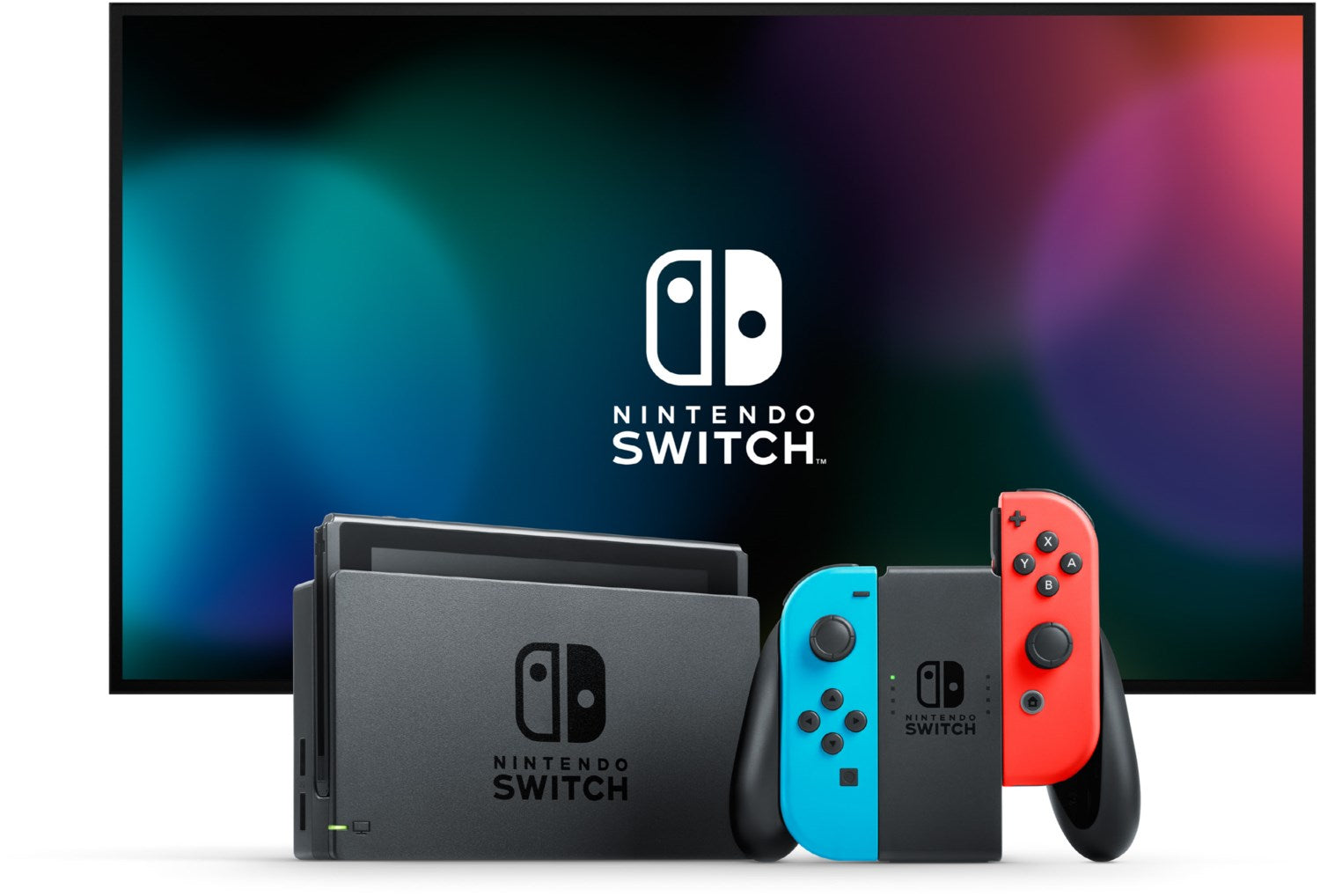 Nintendo Switch Konsole in Neonrot/Neonblau