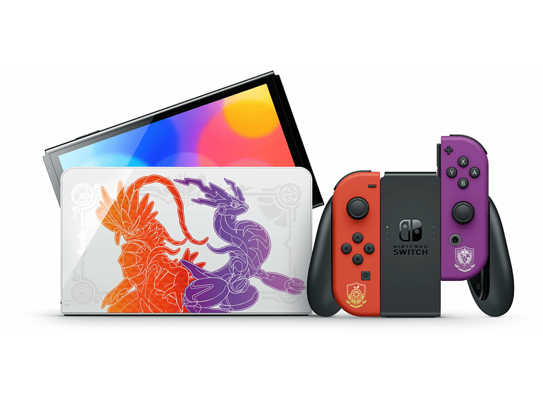 Nintendo Switch (OLED-Modell) Pokémon Karst und Purple Edition