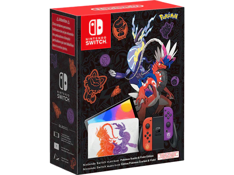 Nintendo Switch (OLED-Modell) Pokémon Karst und Purple Edition